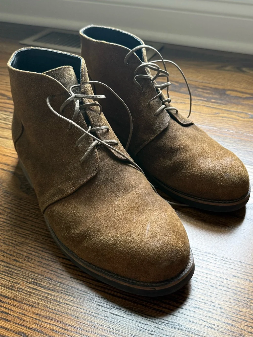 Nisolo Daytripper Chukka Boots Tobacco Suede Men’s 11.5 Excellent Condition